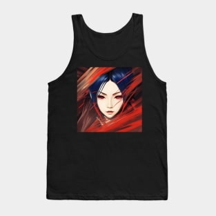 Beaux Animes Art Fantasy Japanese Girl Illustration Design Tank Top